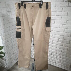 Outdoor Tactics Men's Size 2XL Tan with Black Outdoor Cargo Hiking Work Pants
